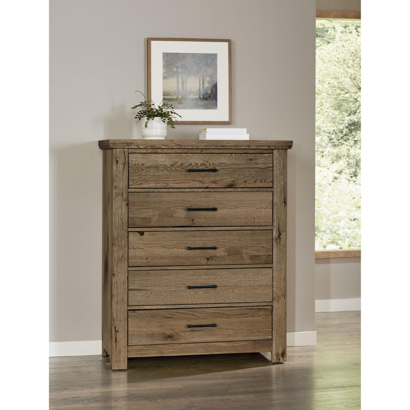 Vaughan-Bassett Yellowstone 5-Drawer Chest 782-115 IMAGE 2