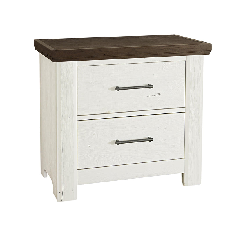 Vaughan-Bassett Yellowstone 2-Drawer Nightstand 784-227 IMAGE 1