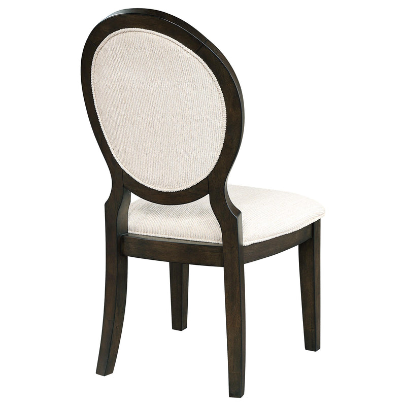 Coaster Furniture Twyla 115102 Oval Back Dining Side Chair - Dark Cocoa (Set of 2) IMAGE 6