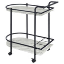 Coaster Furniture Desiree 181376 Rack Bar Cart with Casters - Black IMAGE 5