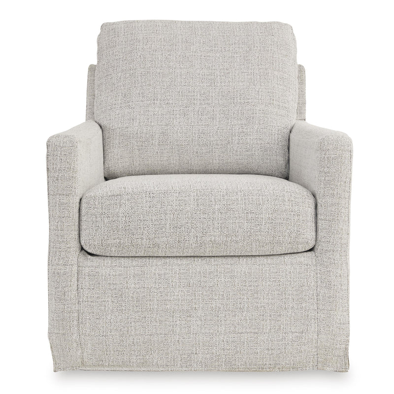 Signature Design by Ashley Nenana Next-Gen Nuvella Swivel Glider Fabric Accent Chair A3000644 IMAGE 2
