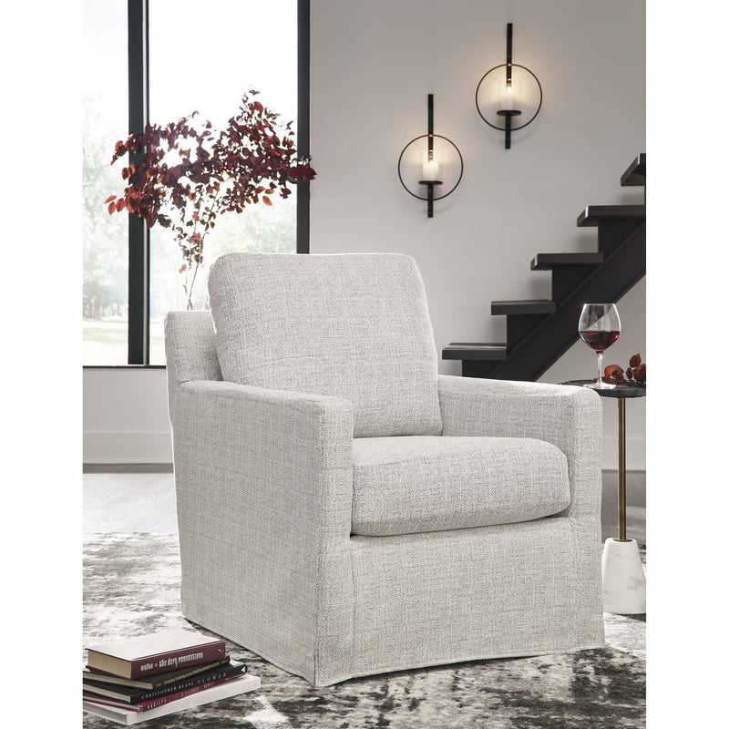 Signature Design by Ashley Nenana Next-Gen Nuvella Swivel Glider Fabric Accent Chair A3000644 IMAGE 5