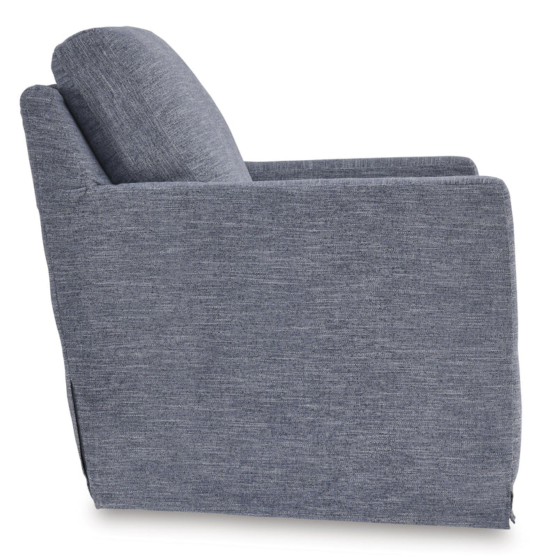 Signature Design by Ashley Nenana Next-Gen Nuvella Swivel Glider Fabric Accent Chair A3000646 IMAGE 3