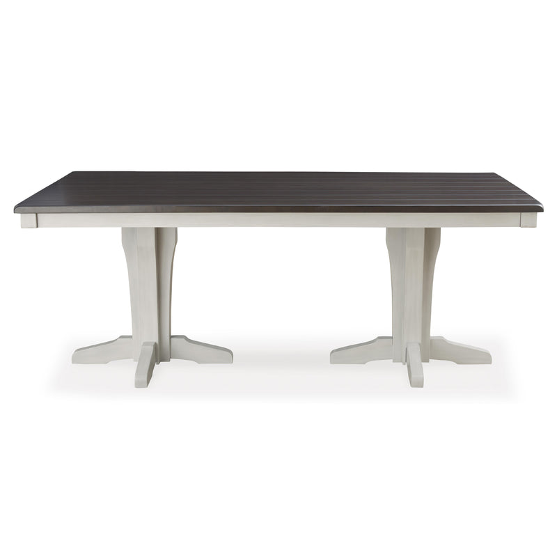 Signature Design by Ashley Darborn Dining Table with Pedestal Base D796-25B/D796-25T IMAGE 2