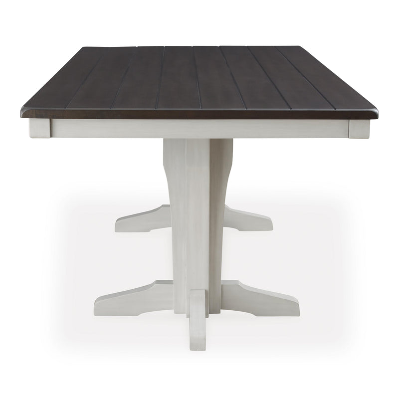 Signature Design by Ashley Darborn Dining Table with Pedestal Base D796-25B/D796-25T IMAGE 3