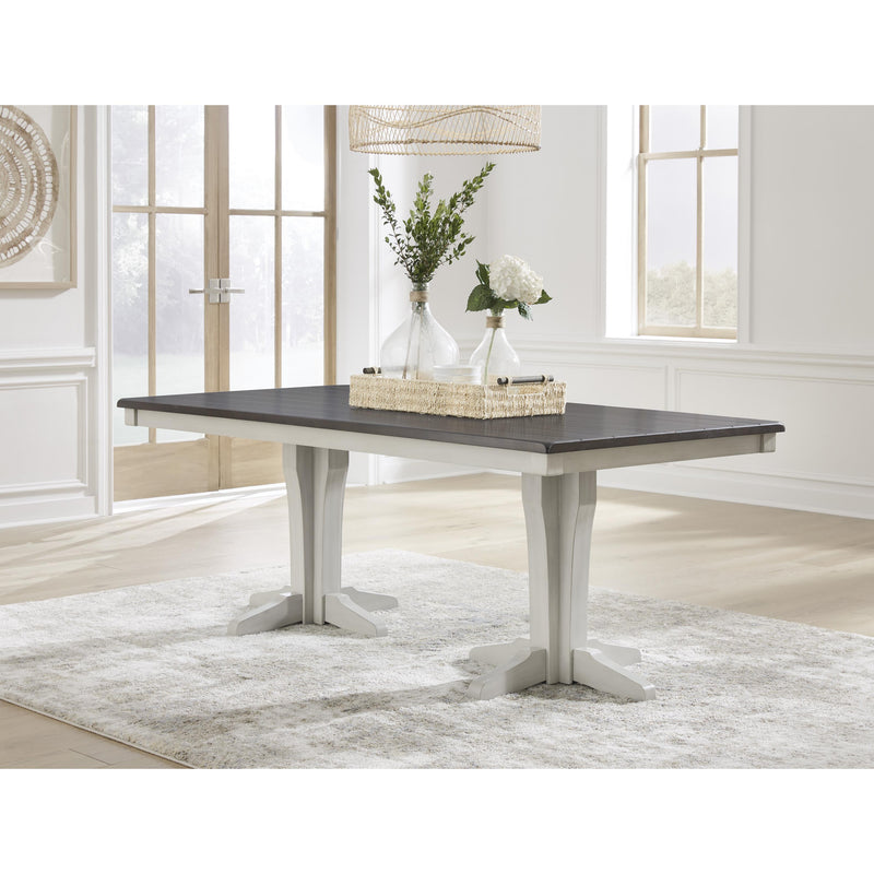 Signature Design by Ashley Darborn Dining Table with Pedestal Base D796-25B/D796-25T IMAGE 5