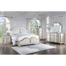  Coaster Furniture Evangeline 223391KW Wood California King LED Panel Bed - Silver Oak IMAGE 8