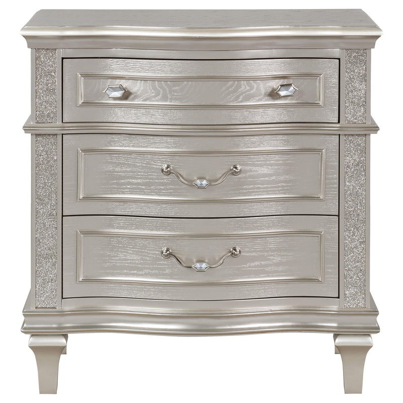 Coaster Furniture Evangeline 3-Drawer Nightstand 223392 IMAGE 2