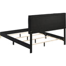  Coaster Furniture Kendall 224451KW Upholstered California King Panel Bed - Black IMAGE 3