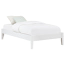  Coaster Furniture Hounslow 306128T Twin Universal Platform Bed - White IMAGE 3