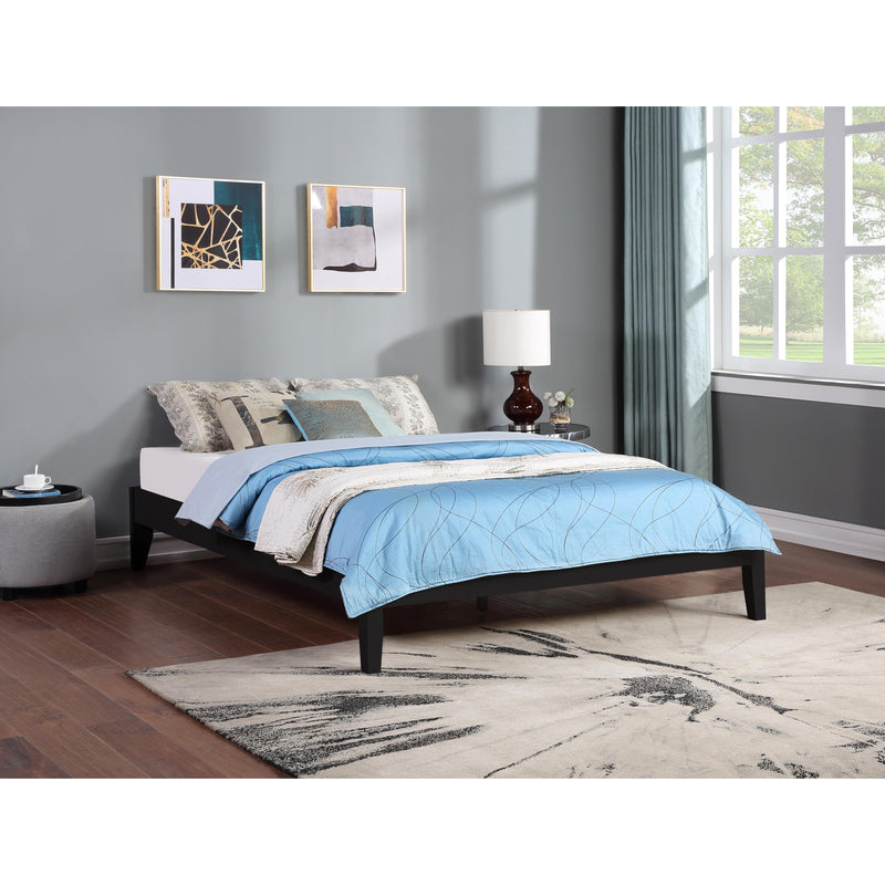  Coaster Furniture Hounslow 306129KW California King Universal Platform Bed - Black IMAGE 2