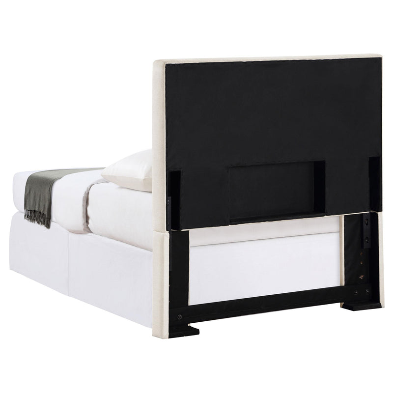  Coaster Furniture Pirro 315980T Upholstered Twin Panel Headboard - Sand IMAGE 3