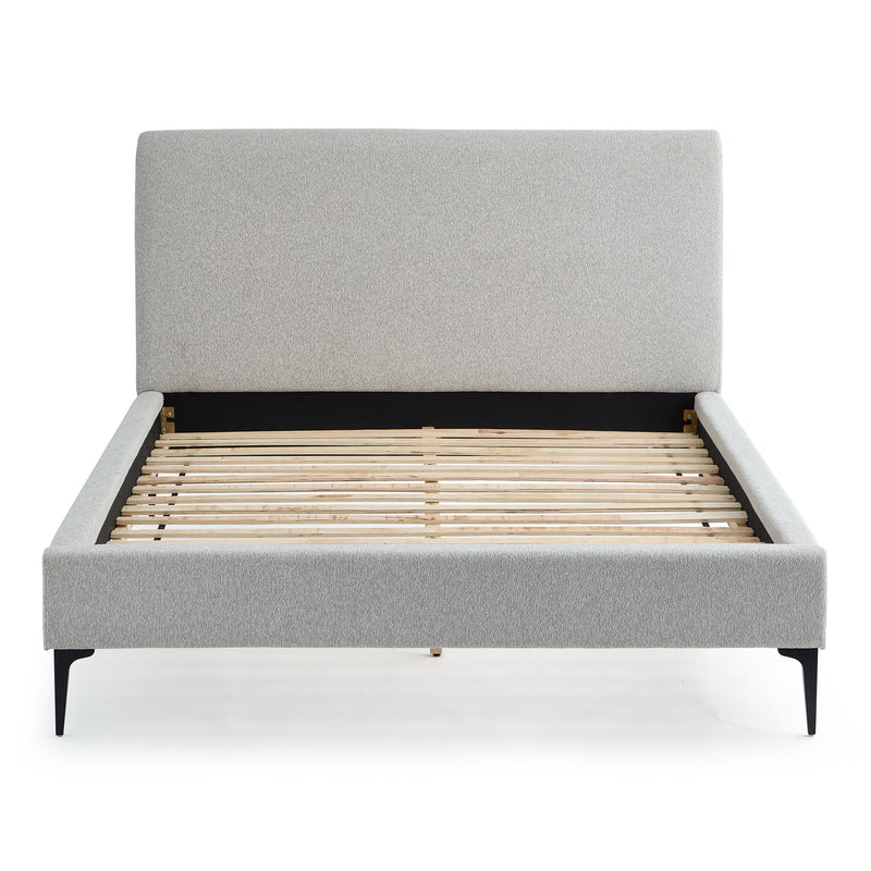  Weekender Anderson Platform Bed- Light Gray (King) IMAGE 2