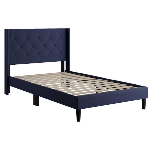  Weekender Drake Platform Bed- Cobalt (Full) IMAGE 1