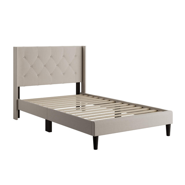  Weekender Drake Platform Bed- Pearl (Full) IMAGE 1