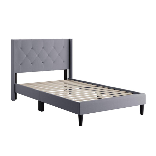  Weekender Drake Platform Bed- Stone (King) IMAGE 1