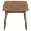  Coaster Furniture Radley 753524 3-piece Rectangular Coffee Table Set - Natural Walnut IMAGE 4
