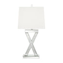 Coaster Furniture Dominick 923289 Table Lamp With Rectange Shade - White/Mirror IMAGE 6