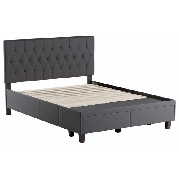  Weekender Morris Platform Bed- Charcoal (Full) IMAGE 1