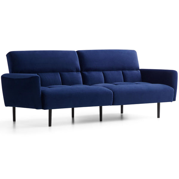  Weekender Lewis Sofa Bed- Velvet Navy IMAGE 1
