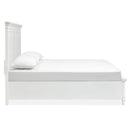 Magnussen Charleston Queen Panel Bed with Storage B5611-54HWH/B5611-54RWH/B5611-54SFWH IMAGE 4