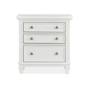Magnussen Charleston 3-Drawer Nightstand B5611-01WH IMAGE 3