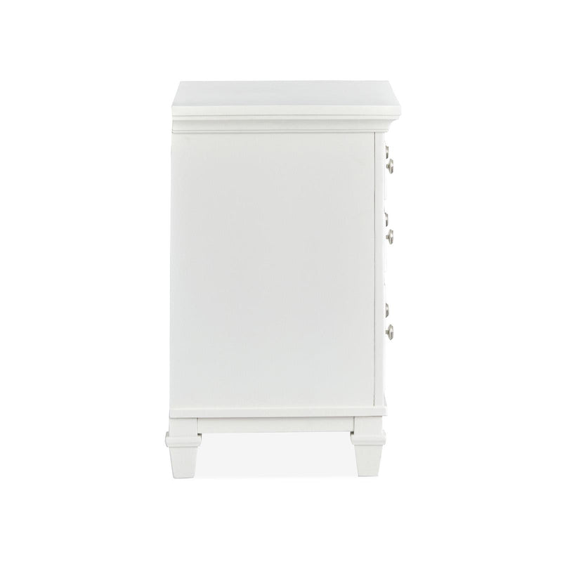 Magnussen Charleston 3-Drawer Nightstand B5611-01WH IMAGE 4