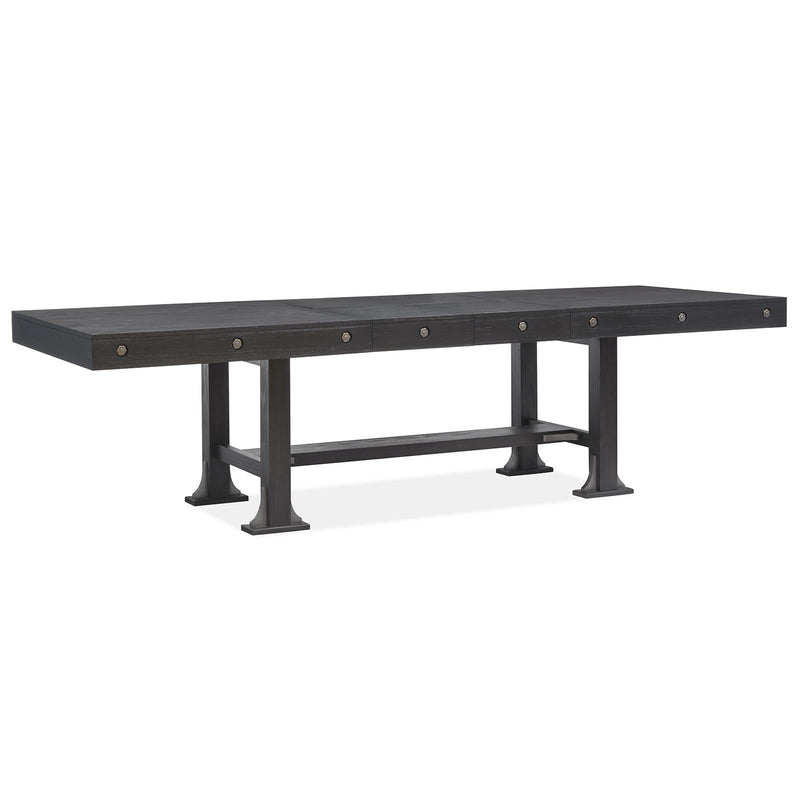 Magnussen Sierra Dining Table with Trestle Base D5665-21B/D5665-21T IMAGE 2