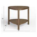 Magnussen Hadleigh Brown End Table T5558-34 IMAGE 2