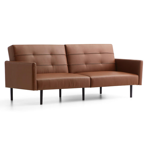 Weekender Thomas Sofa Bed- Faux Brown IMAGE 1