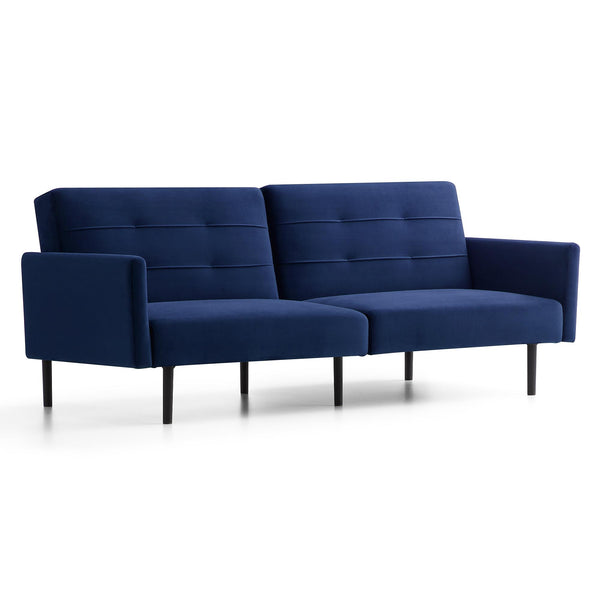  Weekender Thomas Sofa Bed- Velvet Navy IMAGE 1