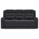 Flexsteel Grant Power Reclining Leather Match Sofa 1480-62PH 009-40 IMAGE 2