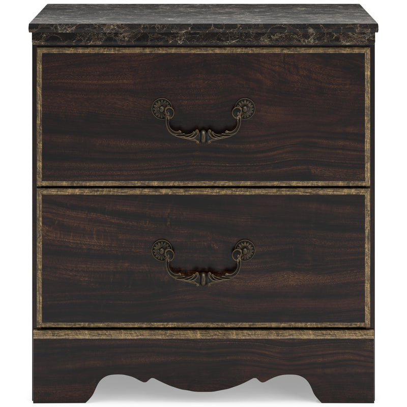 Signature Design by Ashley Glosmount 2-Drawer Nightstand B1055-92 IMAGE 3