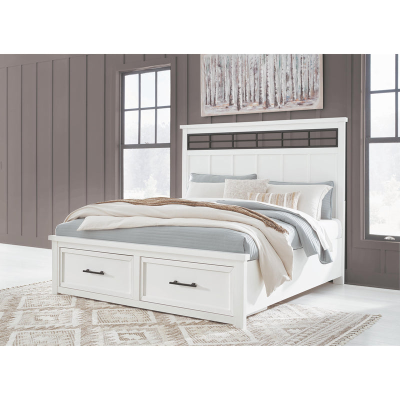 Benchcraft Ashbryn Queen Panel Bed with Storage B844-57/B844-54S/B844-97 IMAGE 6