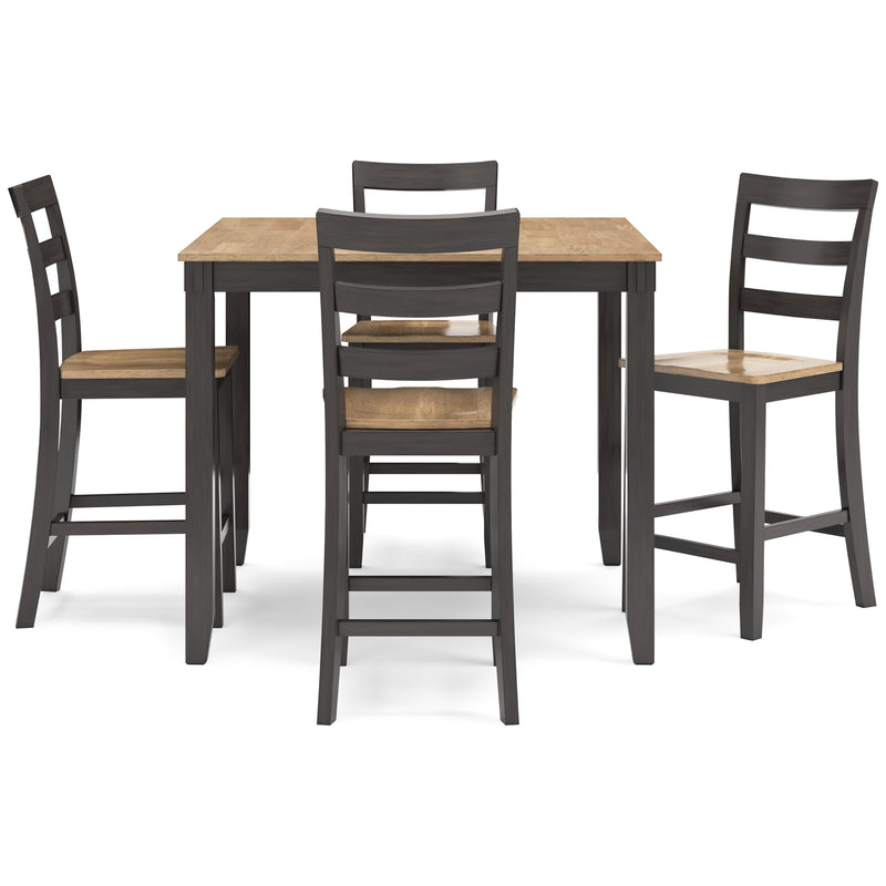 Signature Design by Ashley Gesthaven 5 pc Counter Height Dinette D396-223 IMAGE 2