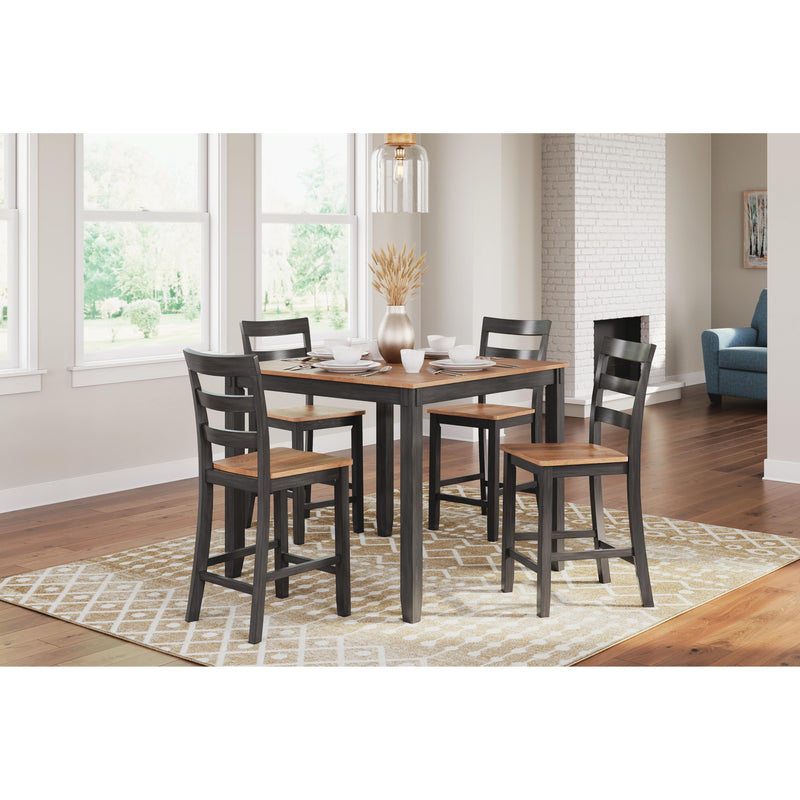Signature Design by Ashley Gesthaven 5 pc Counter Height Dinette D396-223 IMAGE 3