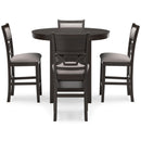 Signature Design by Ashley Langwest 5 pc Counter Height Dinette D422-223 IMAGE 2