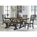 Signature Design by Ashley Wildenauer D634-35 Rectangular Dining Room Extension Table IMAGE 10