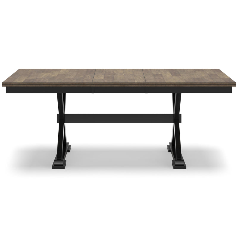 Signature Design by Ashley Wildenauer Dining Table with Trestle Base D634-35 IMAGE 2