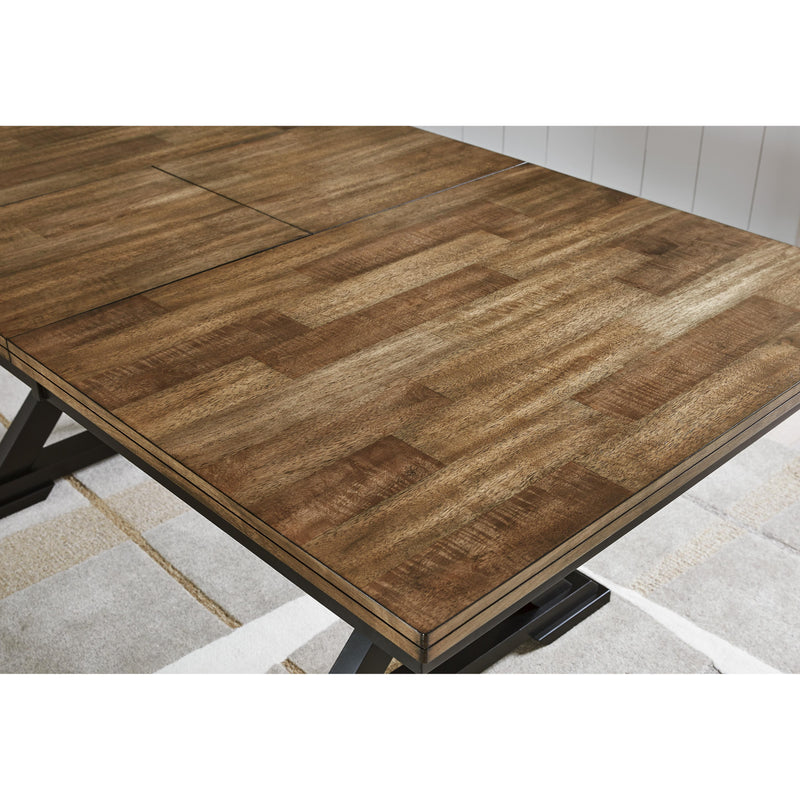 Signature Design by Ashley Wildenauer Dining Table with Trestle Base D634-35 IMAGE 6