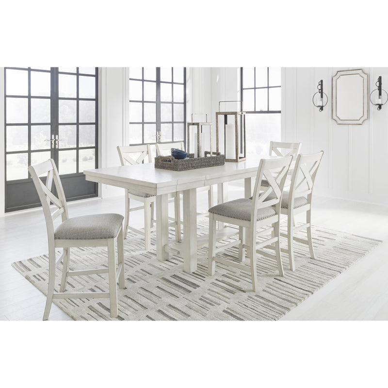 Signature Design by Ashley Robbinsdale Counter Height Dining Table with Trestle Base D642-32 IMAGE 10