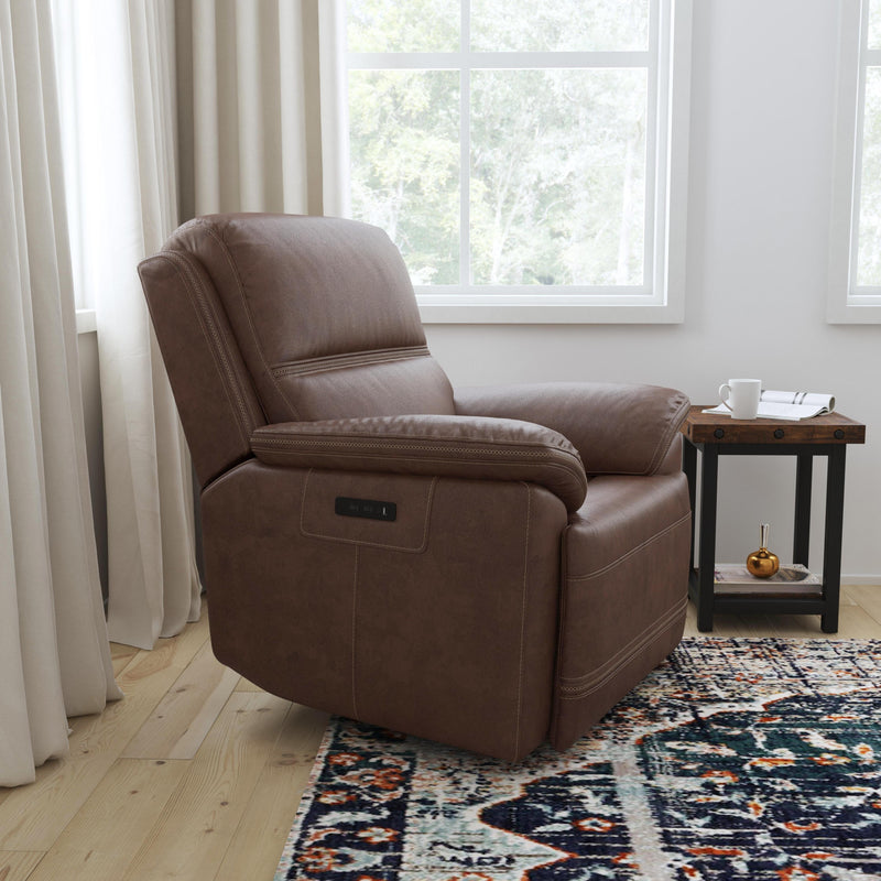 Flexsteel Jackson Power Leather Match Recliner 1759-50PH 202-70 IMAGE 4