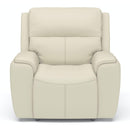 Flexsteel Ellis Power Leather Match Recliner 1844-50PH 009-14 IMAGE 2