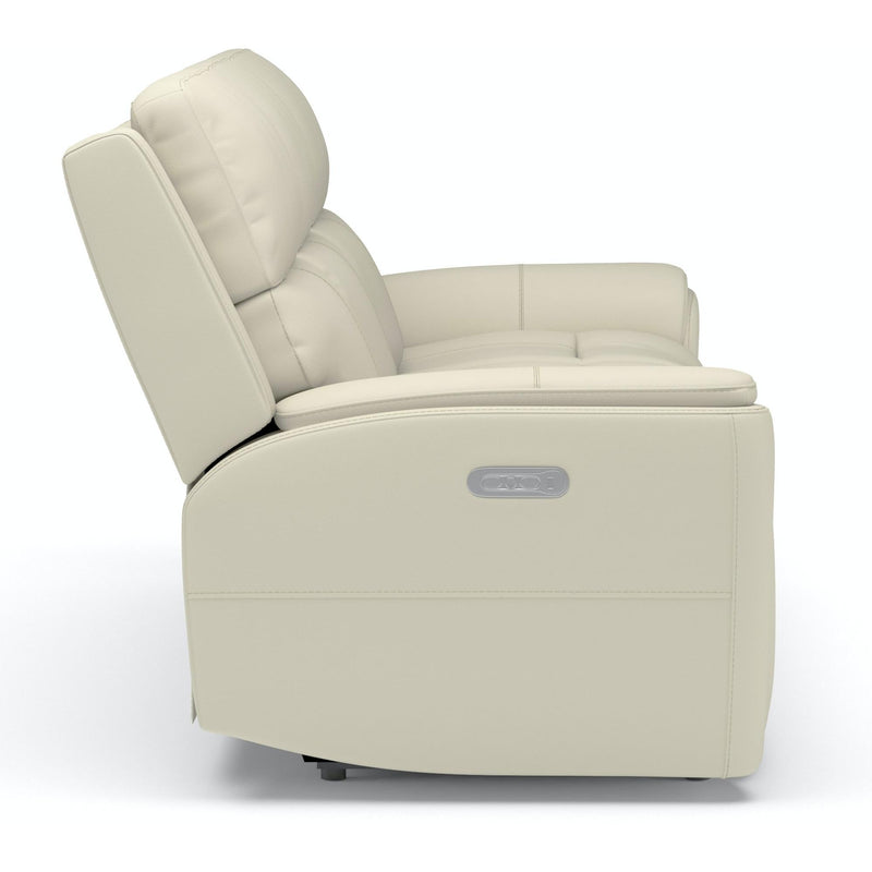 Flexsteel Ellis Power Reclining Leather Match Sofa 1844-62PH 009-14 IMAGE 3