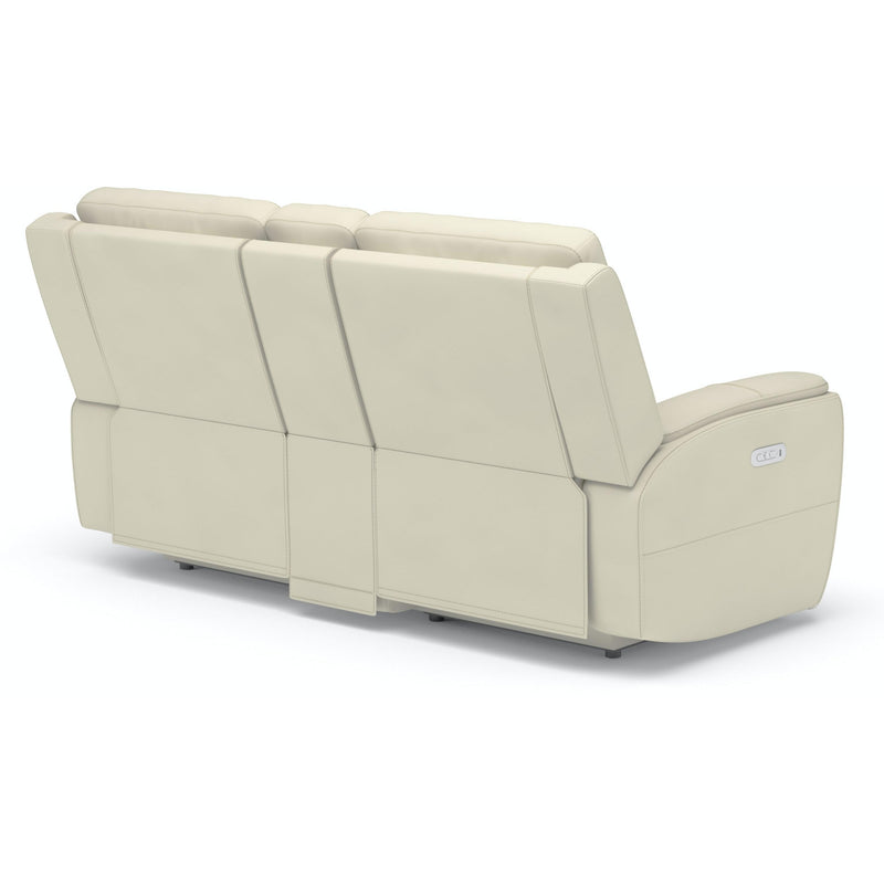 Flexsteel Ellis Power Reclining Leather Match Loveseat 1844-64PH 009-14 IMAGE 4