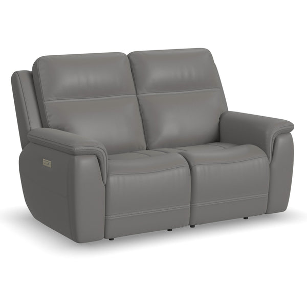 Flexsteel Sawyer Power Reclining Leather Match Loveseat 1845-60PH 009-01 IMAGE 1