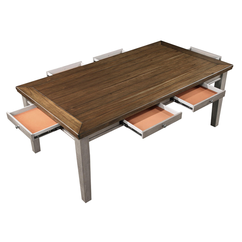 Homelegance Tigard Dining Table 5761GY-78 IMAGE 5