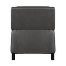 Homelegance Berenson Leather Look Recliner 8504GRY-1 IMAGE 4