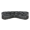 Homelegance Fargo 8528DG*SCPW 3 pc Power Reclining Sectional with Right Console IMAGE 1