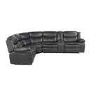 Homelegance Fargo 8528DG*SCPW 3 pc Power Reclining Sectional with Right Console IMAGE 2